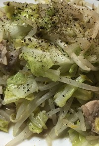 もやしでカサ増し　簡単肉野菜炒め