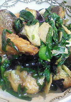サバとナスの中華風揚げ炒め