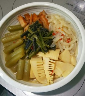 ふき&筍&わらびの炒め煮