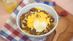 疲労回復キーマカレー丼