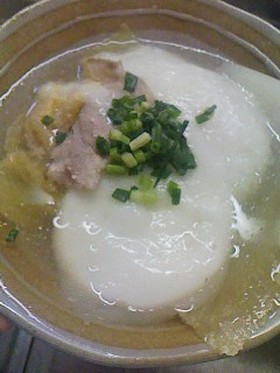 焼かないお餅のお雑煮