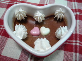 板チョコde濃厚 ♡ショコラプディング