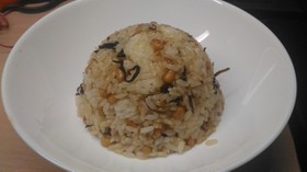 納豆塩昆布炒飯