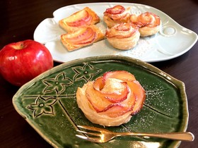 バラのアップルパイ