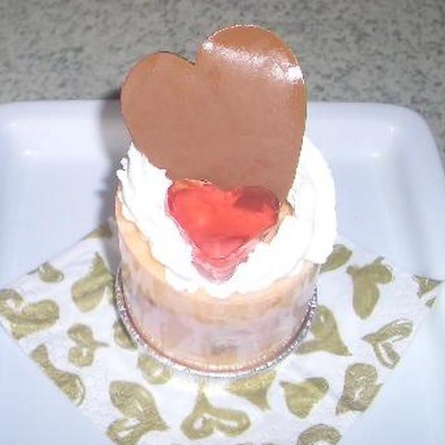 バレンタインケーキデコレーション レシピ 作り方 By Yukino124 クックパッド