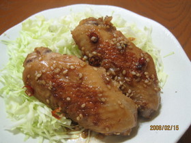 ☆鶏手羽でさっぱりゴマ南蛮☆