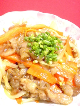 豚肉と野菜の中華風さっぱり焼き