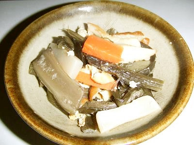 山菜あざみの炒め煮の画像