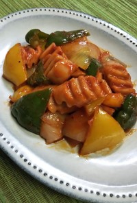 ピリ辛～魚肉ソーセージのケチャップ炒め～