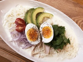 子供も大好き!簡単すぎアレンジそうめん♡