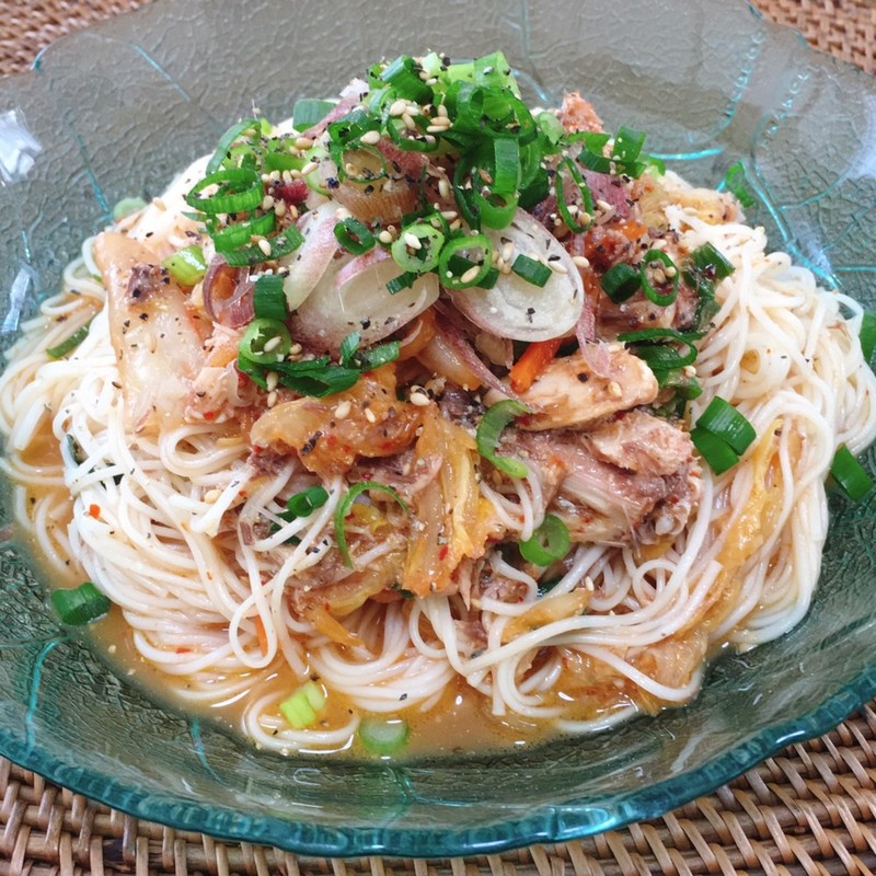 みんなが作ってる 焼き鯖そうめんのレシピ クックパッド 簡単おいしいみんなのレシピが360万品