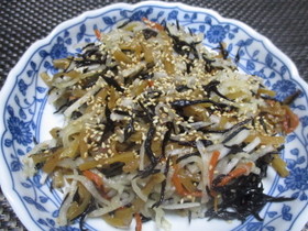 残ったきんぴらで大根ひじき和え