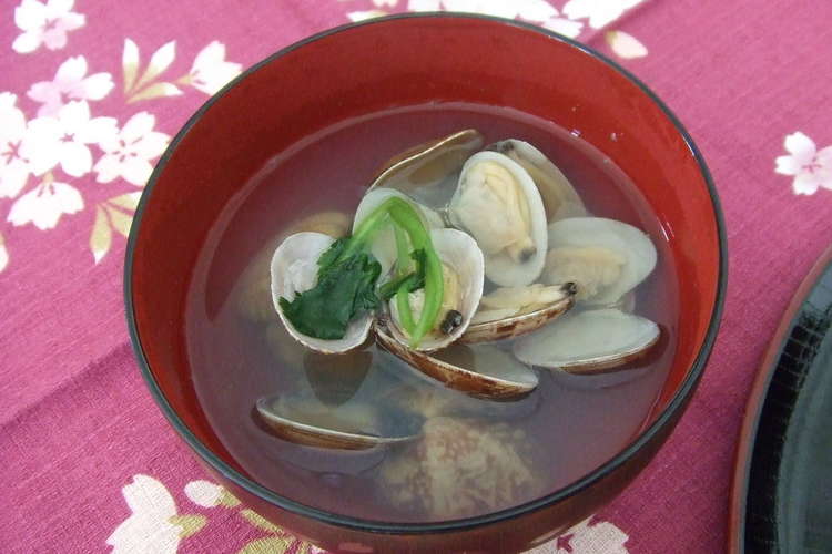 ひなまつりに あさりの潮汁 レシピ 作り方 By たまごろう クックパッド