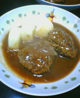 簡単な煮込みハンバーグ♪