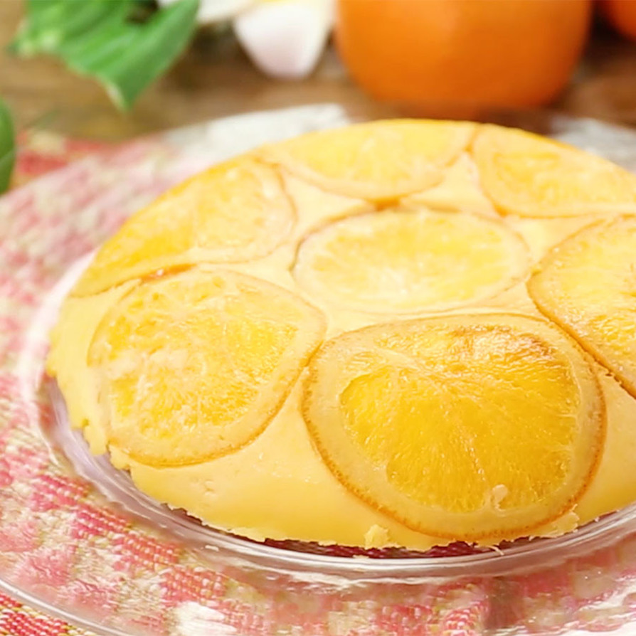 炊飯器でオレンジチーズケーキ(動画あり)の画像