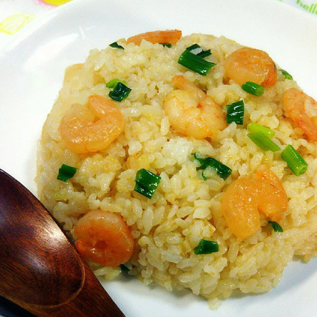 マヨパワー 卵なしで簡単パラパラ海老炒飯 レシピ 作り方 By モモのごはん クックパッド