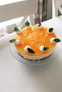オレンジムースケーキ