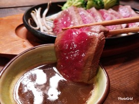 絶品!すき焼き味の簡単和風ステーキソース