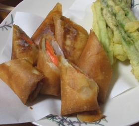 簡単★鮭とチーズで春巻★