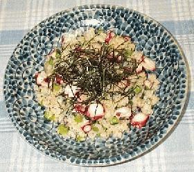 タコと野沢菜のチャーハン~青じそ風味