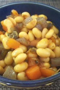 簡単・大豆と野菜の煮しめ