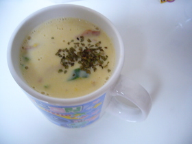 寒い日の朝に☆ミルクスープ