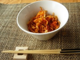 **切干大根のトマトソース**