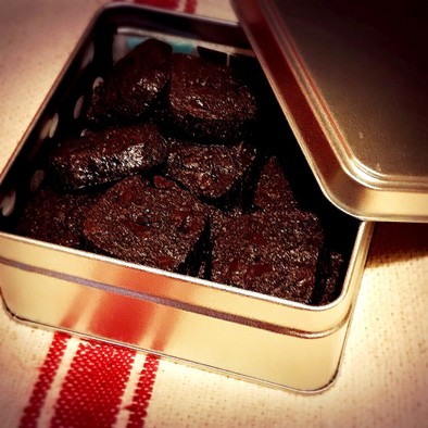ブラックココアのチョコチップクッキーの写真