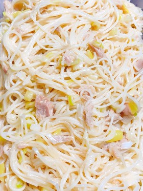 箸止まらない!ツナのそうめんチャンプル♡