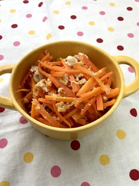 レンジで作るにんじんしりしり♪