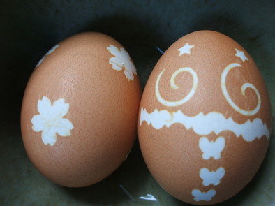 ちょっと可愛い☆ゆで卵の写真