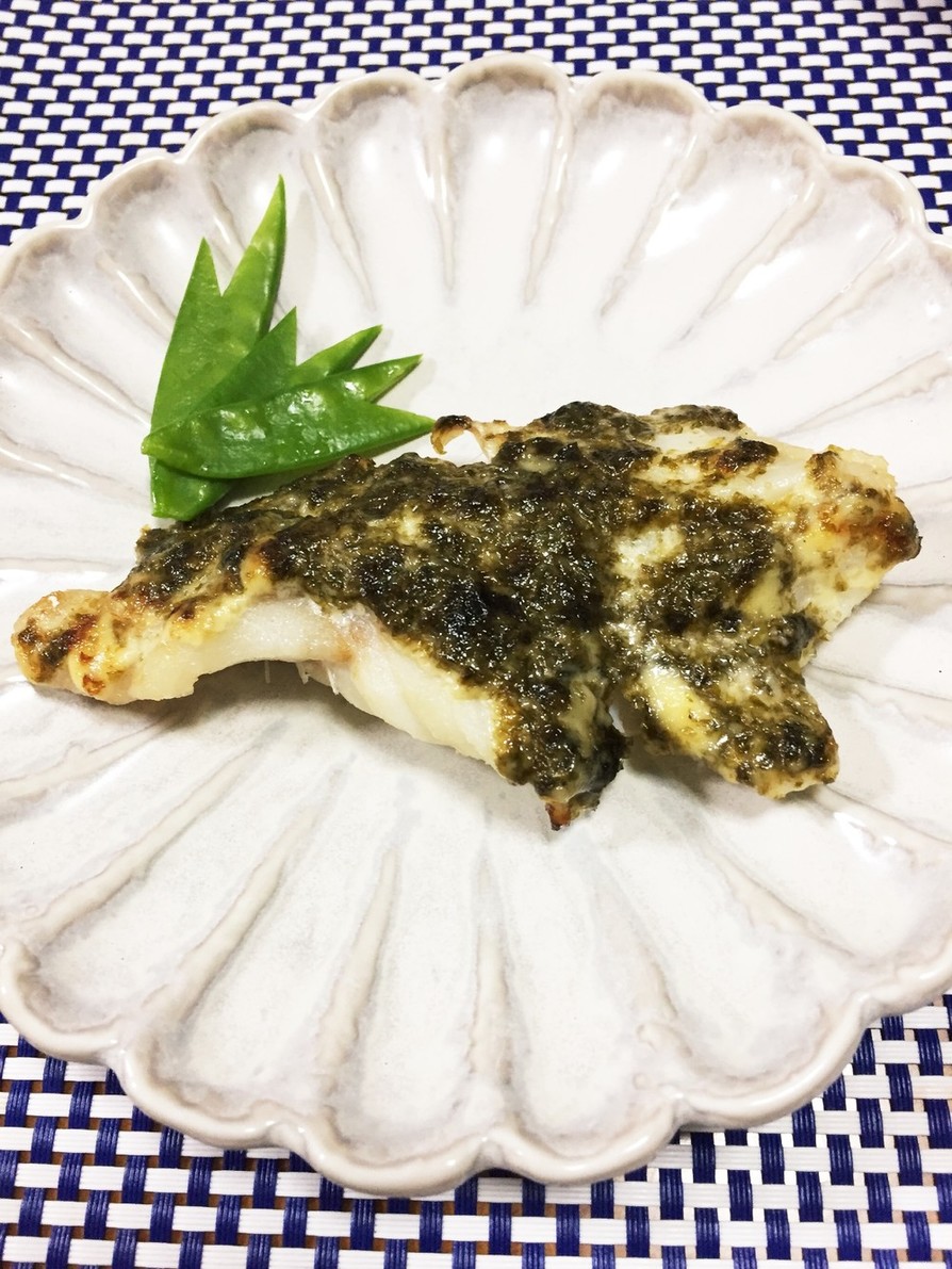 トースターで♪白身魚のマヨ海苔佃煮焼きの画像