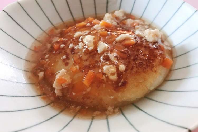あんかけもちもちじゃがいも饅頭 レシピ 作り方 By もぐもぐりこ クックパッド