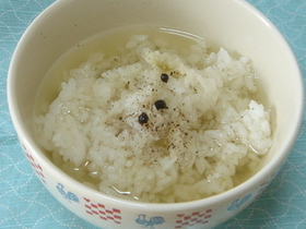 体ポカポカ♡黒胡椒のお茶漬け