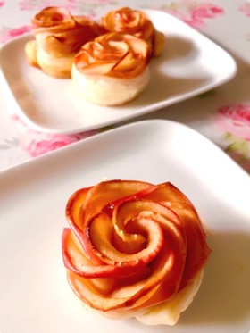 バラのアップルパイ♡ ローズアップルパイ