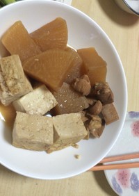 鶏肉と大根の煮物(焼き豆腐あり)