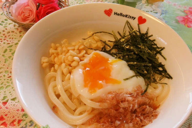 伊勢うどん風 温玉うどん 簡単タレ レシピ 作り方 By みるきー猫ちゃん クックパッド 簡単おいしいみんなのレシピが356万品