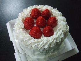 いちごのふわふわショートケーキ。