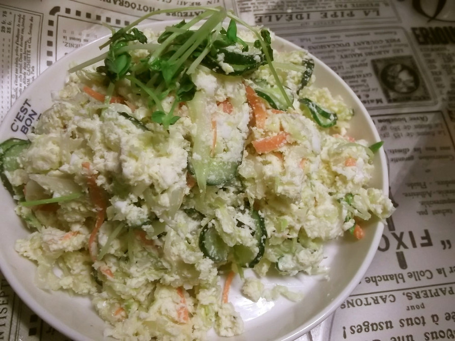 【糖質制限】野菜たっぷり～♡おからサラダの画像