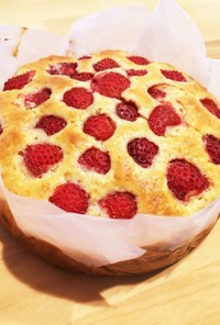 苺と胡桃のパウンドケーキ