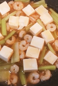 豆腐とえびの中華うま煮