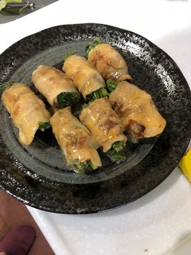 アスパラ菜の豚バラ巻き