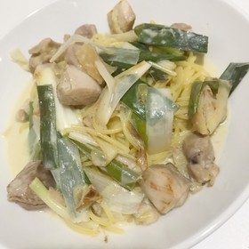 簡単おいしいチキンクリームパスタ