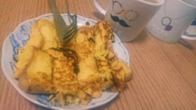 珈琲と紅茶に合いますよ。フレンチトースト