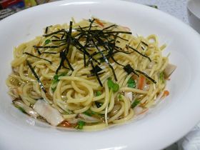 松茸風味の和風パスタ
