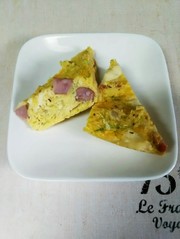 カット野菜とお豆腐★レンジでキッシュの写真