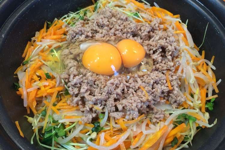 簡単節約晩ごはん フライパンビビンバ レシピ 作り方 By Kmdg5172 クックパッド 簡単おいしいみんなのレシピが354万品