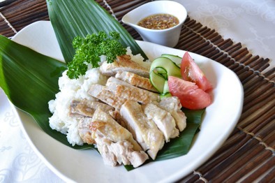 タイ風蒸し鶏ライス（カオマンガイ）♪の写真