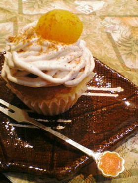 モンブラン風*カップケーキ♪