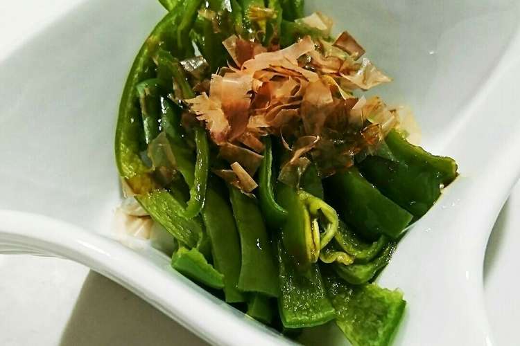 チンするだけ 超簡単 ピーマンサラダ レシピ 作り方 By Meriiiiiii クックパッド